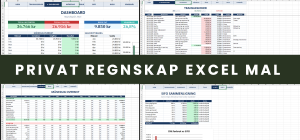 Privat Regnskap Excel Mal