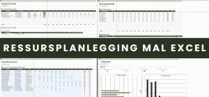 Ressursplanlegging Mal Excel