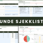 Vernerunde Sjekkliste Excel